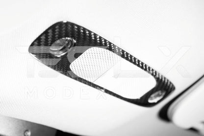 2020-Up Tesla Model 3 & Y Carbon Fiber Interior Reading Light Frame