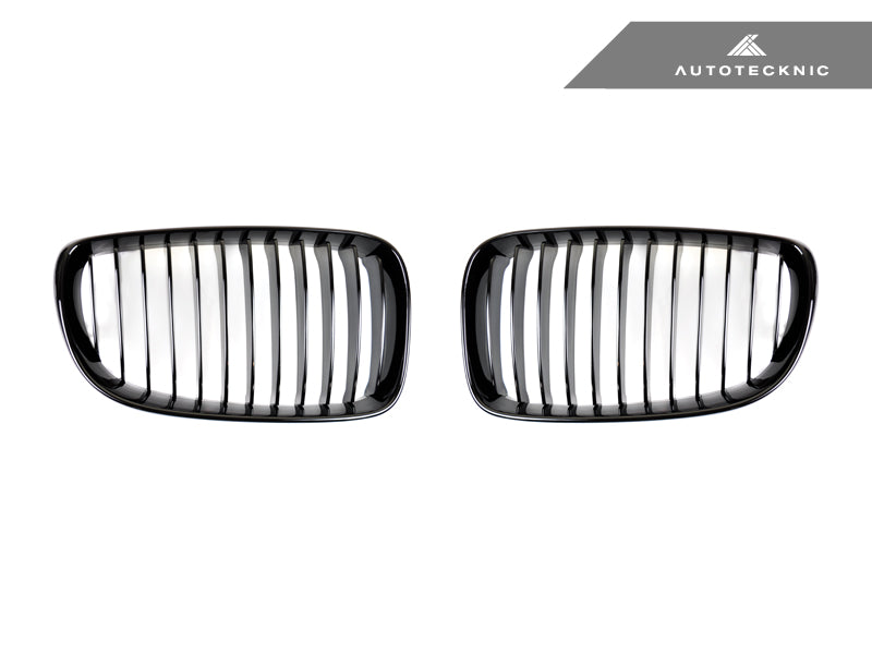AutoTecknic Gloss Black Front Grille Set - E82 1-Series & 1M