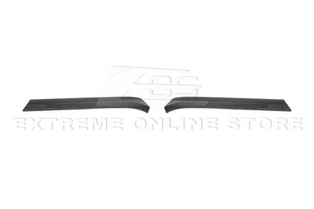 Corvette C8 Z06 Carbon Fiber High Wing Spoiler Add-On Wickerbill