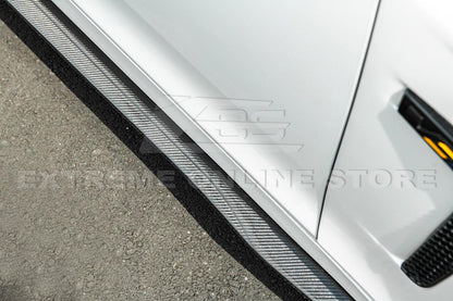 2016-Present Cadillac CTS-V Carbon Fiber Front Splitter Wheel Arch& Side Skirts Rockerst