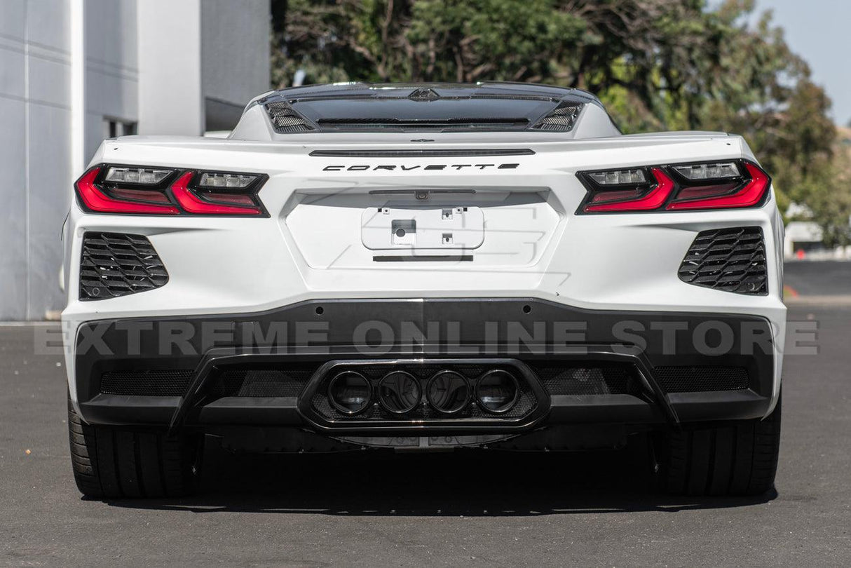 Corvette C8 Z06 Package Rear Center Quad Exit Diffuser – Revline ...