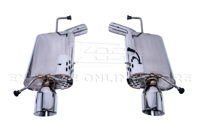 2009-2015 Cadillac CTS-V Sedan Stainless Steel Axle Back Dual Tips Exhaust