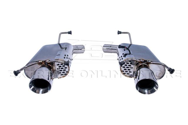 2009-2015 Cadillac CTS-V Sedan Stainless Steel Axle Back Dual Tips Exhaust