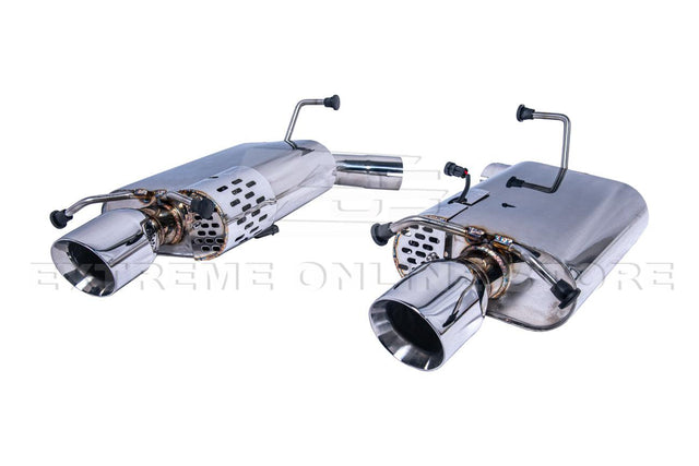 2009-2015 Cadillac CTS-V Sedan Stainless Steel Axle Back Dual Tips Exhaust