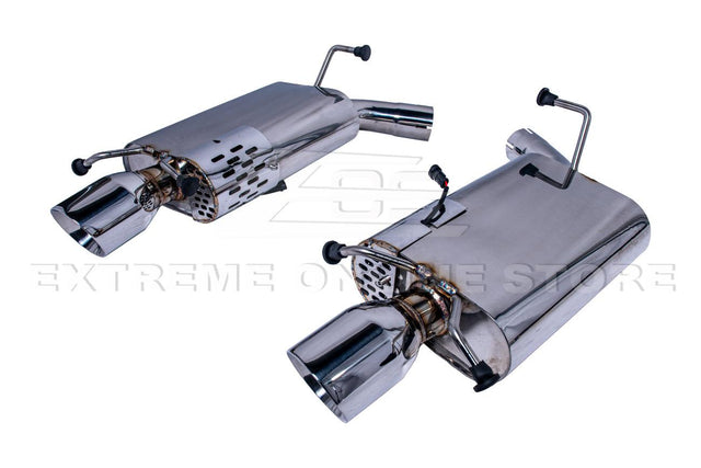 2009-2015 Cadillac CTS-V Sedan Stainless Steel Axle Back Dual Tips Exhaust