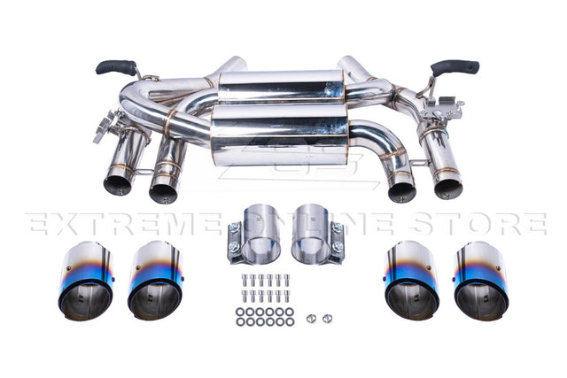 2015-20 BMW F80 M3 F82 M4 | 2.5" Piping w/ 3.5 " Quad Tips Axle Back Exhaust