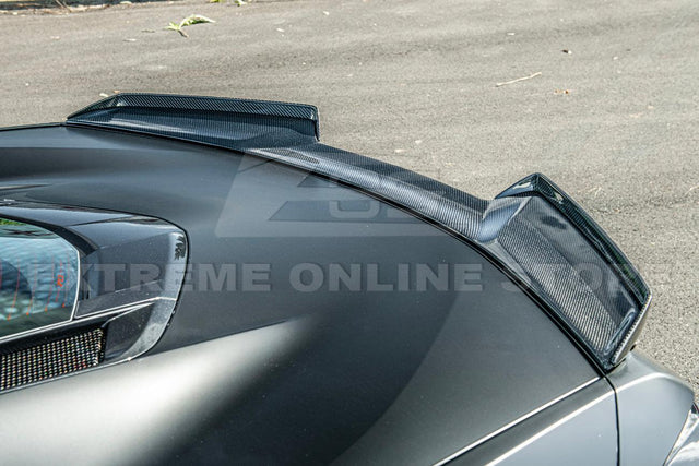 Corvette C8 Z06 Carbon Fiber Rear Spoiler Wicker Bill Extension