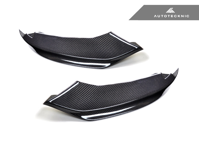AutoTecknic Vacuumed Carbon Fiber Aero Splitters - F32/ F33/ F36 4-Series M-Sport