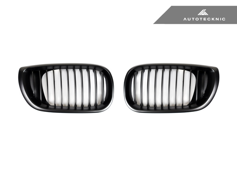 AutoTecknic Gloss Black Front Grille Set - E46 3-Series LCI Sedan (2002-2005)