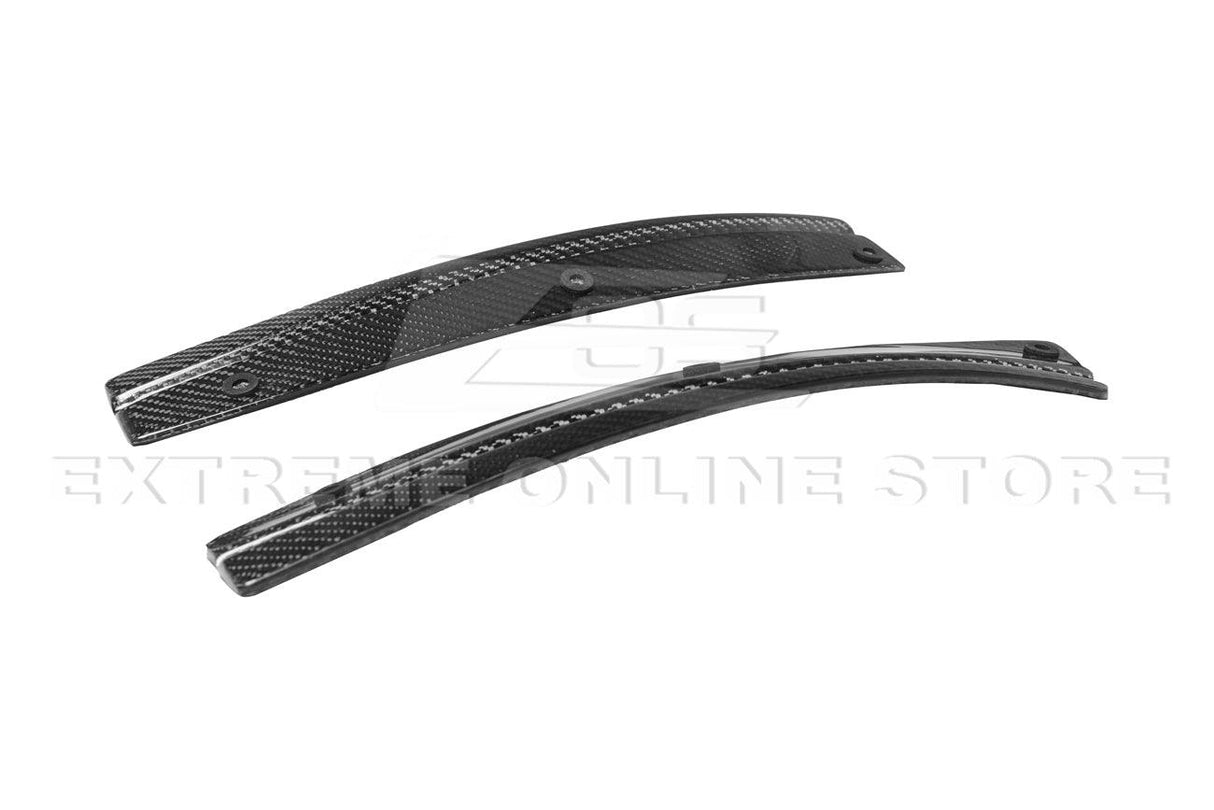 2016-Present Cadillac CTS-V Carbon Fiber Front Splitter Wheel Arch& Side Skirts Rockerst