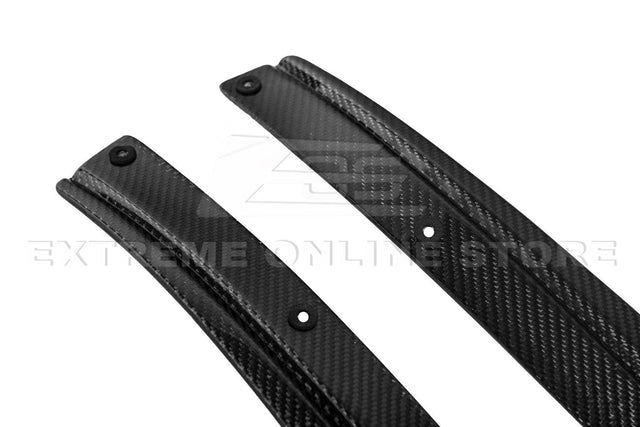 2016-19 Cadillac CTS-V Carbon Fiber Front Splitter Side Wheel Arch