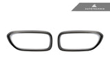 AutoTecknic Carbon Fiber Front Grille Surround Set - F90 M5