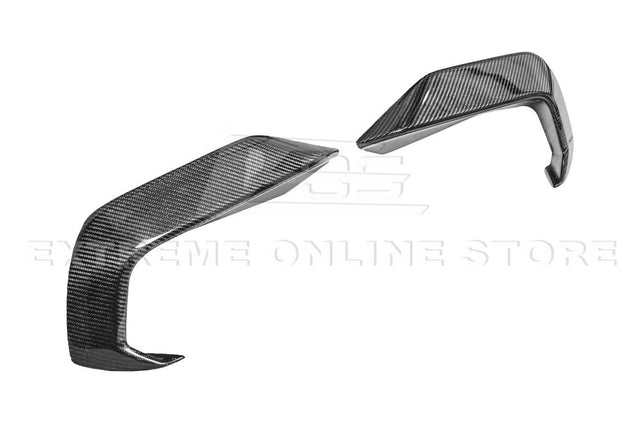 2024-Up Ford Mustang EcoBoost Carbon Fiber Front Lower Side Grille Inserts