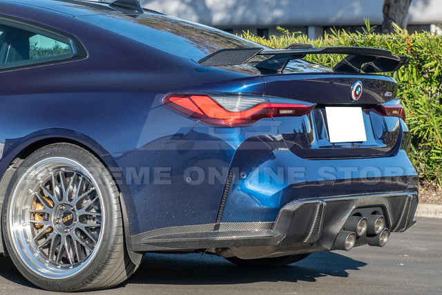 2021-Up BMW G82 M4 Carbon Fiber High Kick Rear Trunk Spoiler