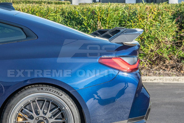 2021-Up BMW G82 M4 Carbon Fiber High Kick Rear Trunk Spoiler