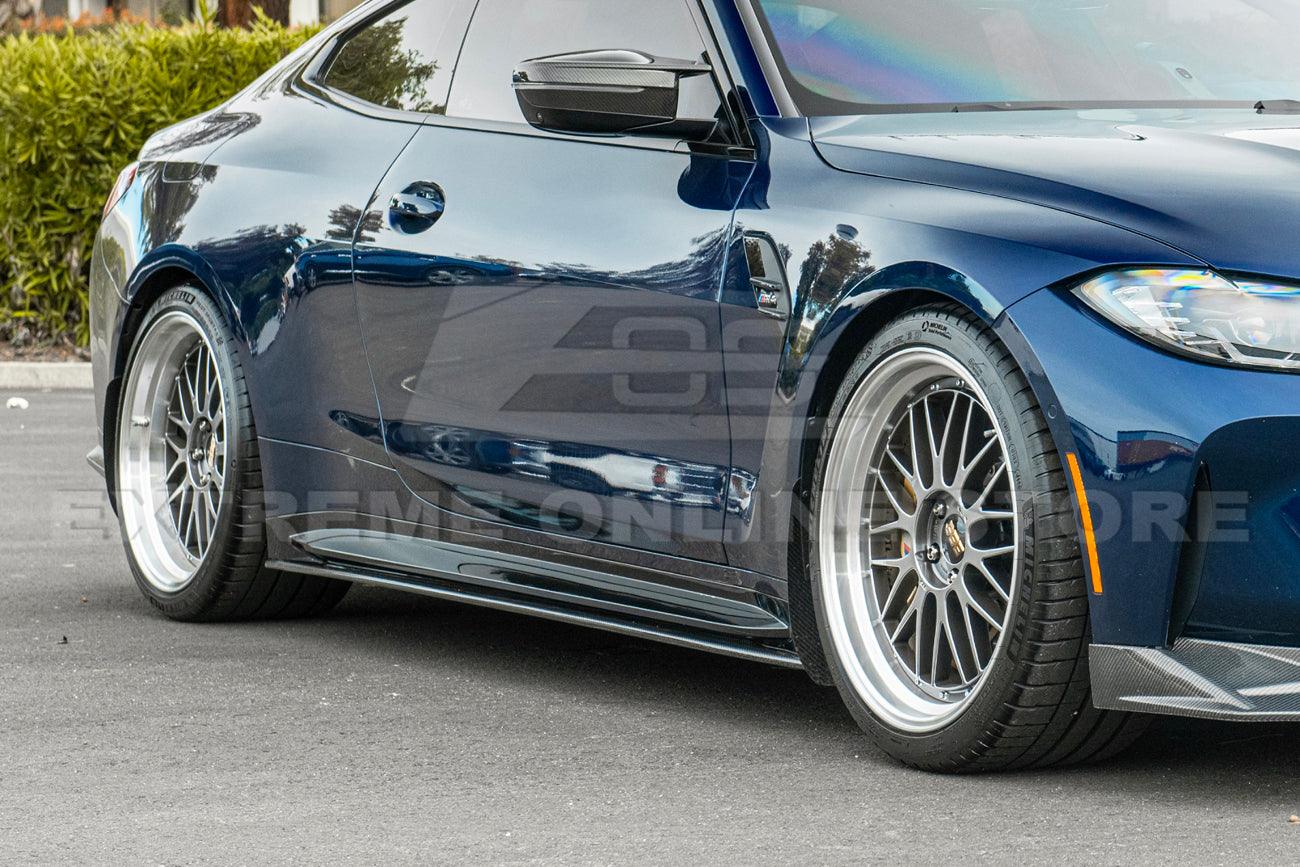 2021-Up BMW G80 M3 G82 G83 M4 VRS Carbon Fiber Front Splitter Lip & Side Skirts