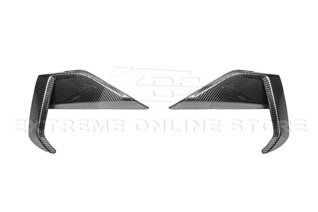 2024-Up Ford Mustang EcoBoost Carbon Fiber Front Lower Side Grille Inserts