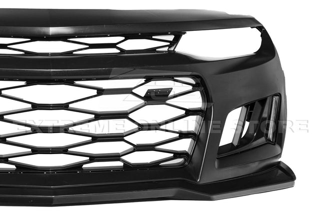 2016-18 Camaro LT LS RS SS | ZL1 Conversion Front Bumper Kit With DRL Light