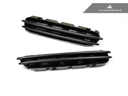 AutoTecknic Replacement Carbon Fiber Fender Gills - E60 M5
