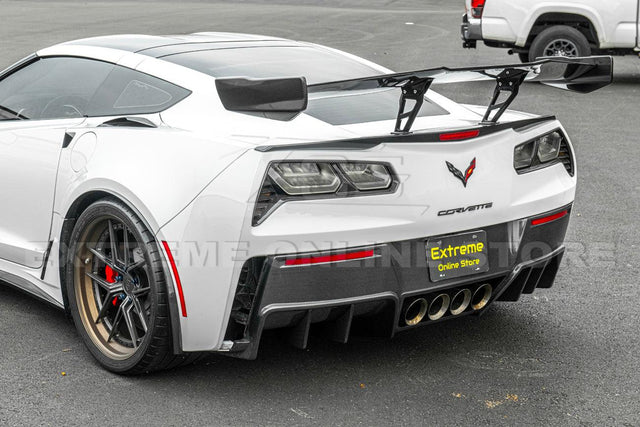 Corvette C7 Extended Rear Splash Guards Mud Flaps