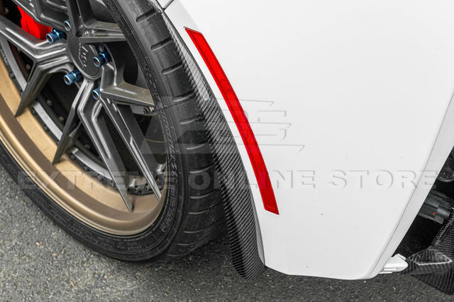 Corvette C7 Extended Rear Splash Guards Mud Flaps