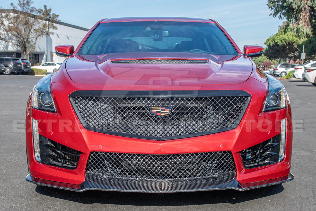2016-19 Cadillac CTS-V Carbon Fiber Front Splitter & Side Wheel