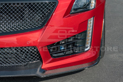 2016-19 Cadillac CTS-V Carbon Fiber Front Splitter & Side Wheel
