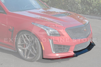 2016-19 Cadillac CTS-V Carbon Fiber Front Splitter & Side Wheel