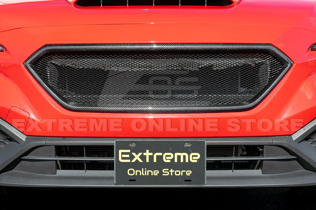 2022-Up Subaru WRX CS Carbon Fiber Front Mesh Grille Vent Cover