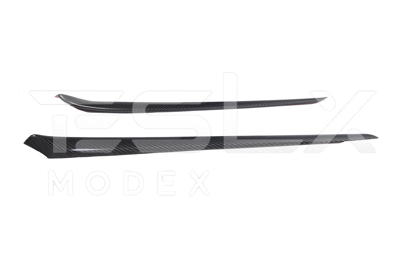 2020-Up Tesla Model 3 & Y Carbon Fiber Interior Door Trim Panel Cover