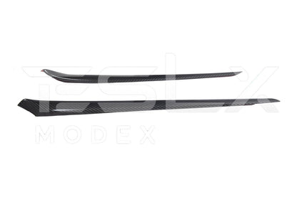 2020-Up Tesla Model 3 & Y Carbon Fiber Interior Door Trim Panel Cover
