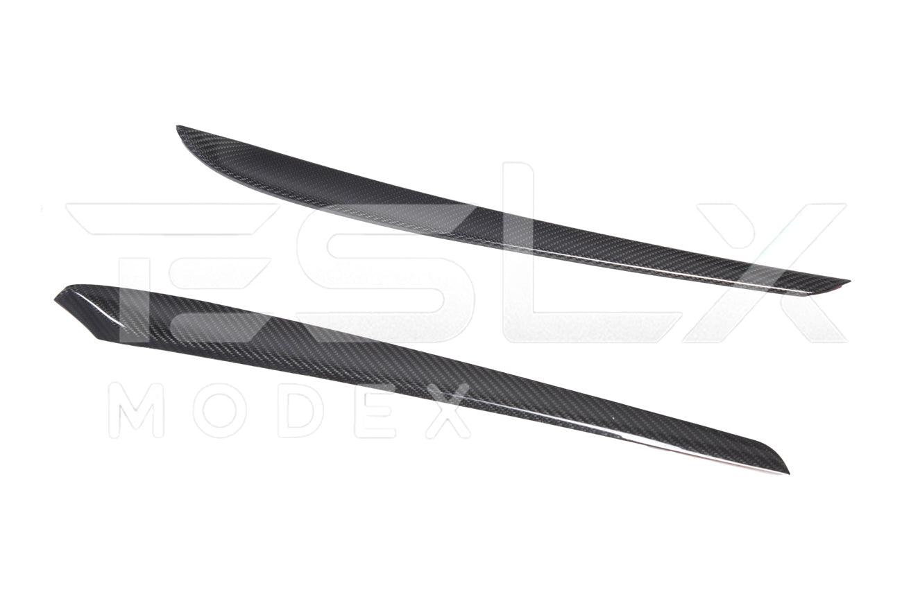 2020-Up Tesla Model 3 & Y Carbon Fiber Interior Door Trim Panel Cover