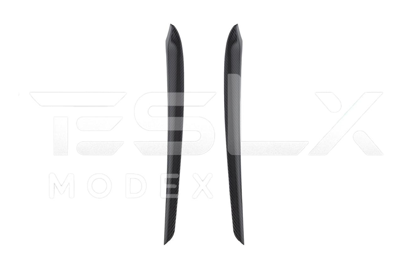2020-Up Tesla Model 3 & Y Carbon Fiber Interior Door Trim Panel Cover