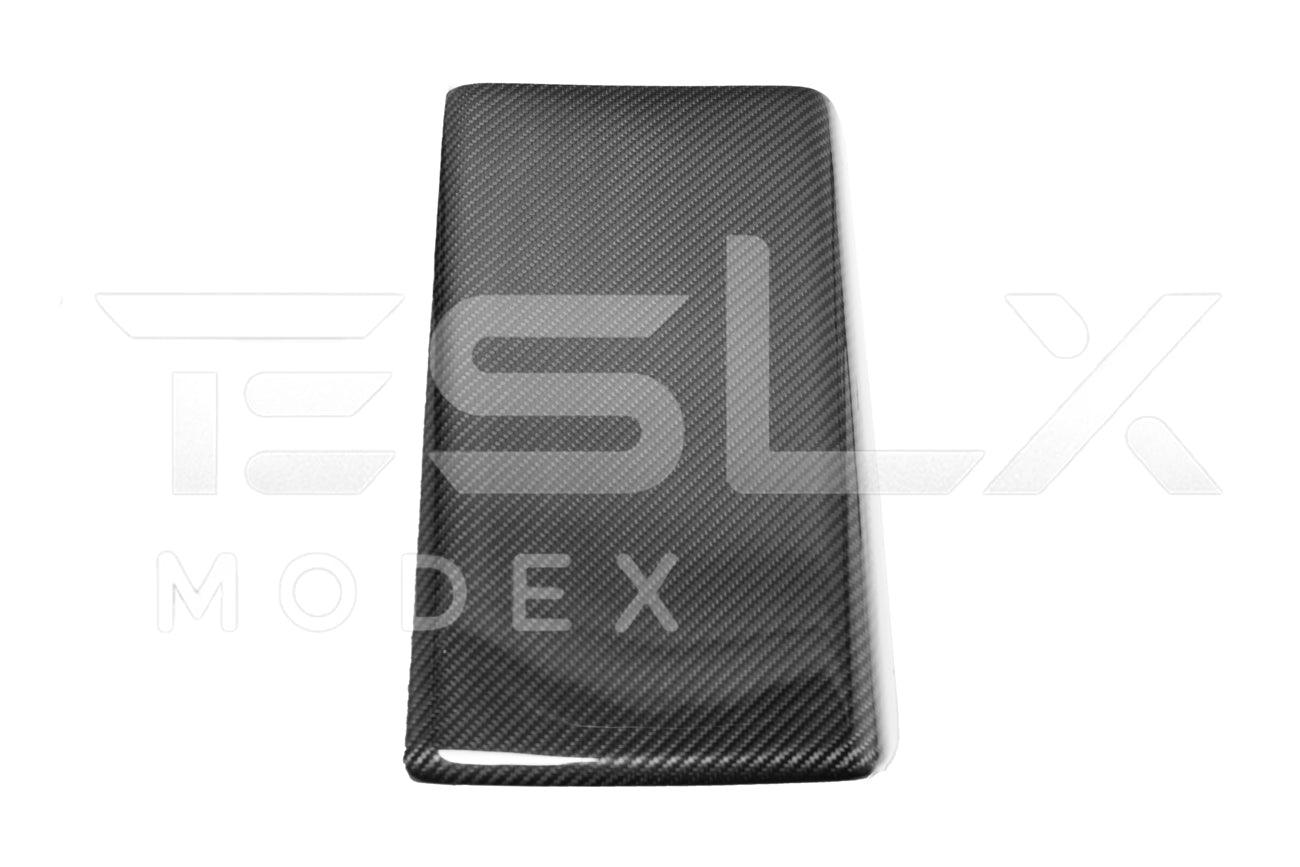 2020-Up Tesla Model 3 & Y Carbon Fiber Interior Center Armrest Cover