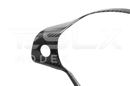 2020-Up Tesla Model 3 & Y Carbon Fiber Interior Steering Wheel Cover