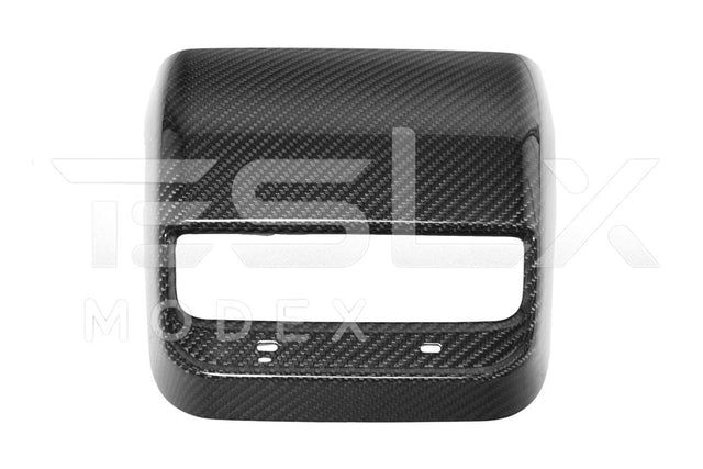 2020-Up Tesla Model 3 & Y Carbon Fiber Interior Rear Air Outlet Cover