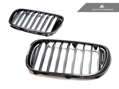 AutoTecknic Carbon Fiber Front Grille Set - G11/ G12 7-Series Pre-LCI (16-19)