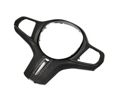 AutoTecknic Carbon Alcantara Steering Wheel Trim - BMW F90 M5 2020-Up