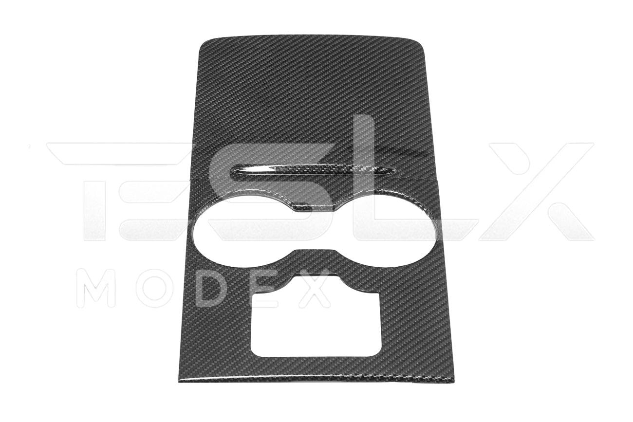 2020-Up Tesla Model 3 & Y Carbon Fiber Interior Center Console Cover