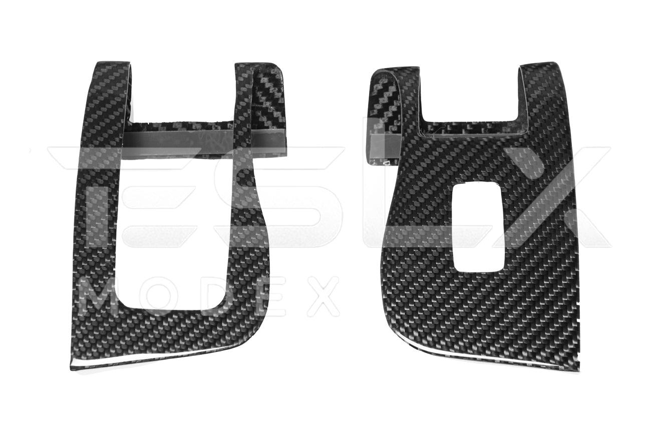 2020-Up Tesla Model 3 & Y Carbon Fiber Interior Door Glass Lifting Panel Cover