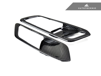 AutoTecknic Dry Carbon Interior Door Handle Trim Set - G80 M3
