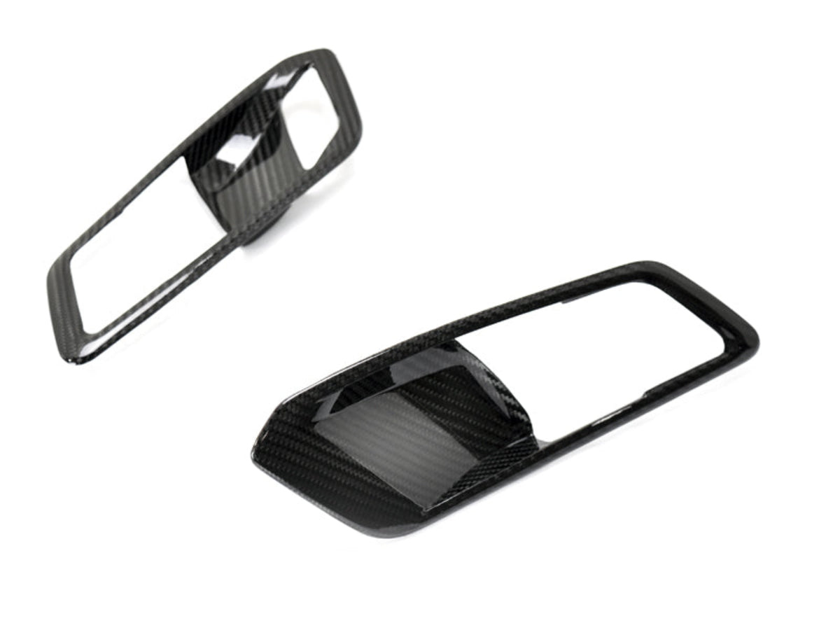 AutoTecknic Dry Carbon Interior Door Handle Trim Set - BMW G20 3-Series