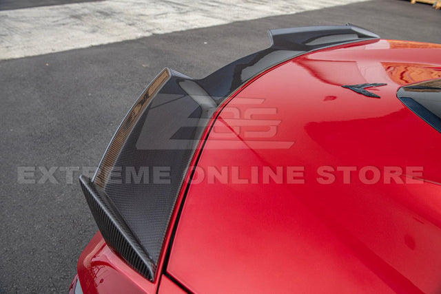 Corvette C8 Z06 Carbon Fiber Rear Trunk Ducktail Wing Spoiler