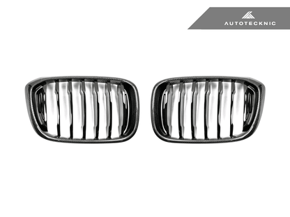 AutoTecknic Replacement Carbon Fiber Front Grille Set - G01 X3 | G02 X4 Pre-LCI