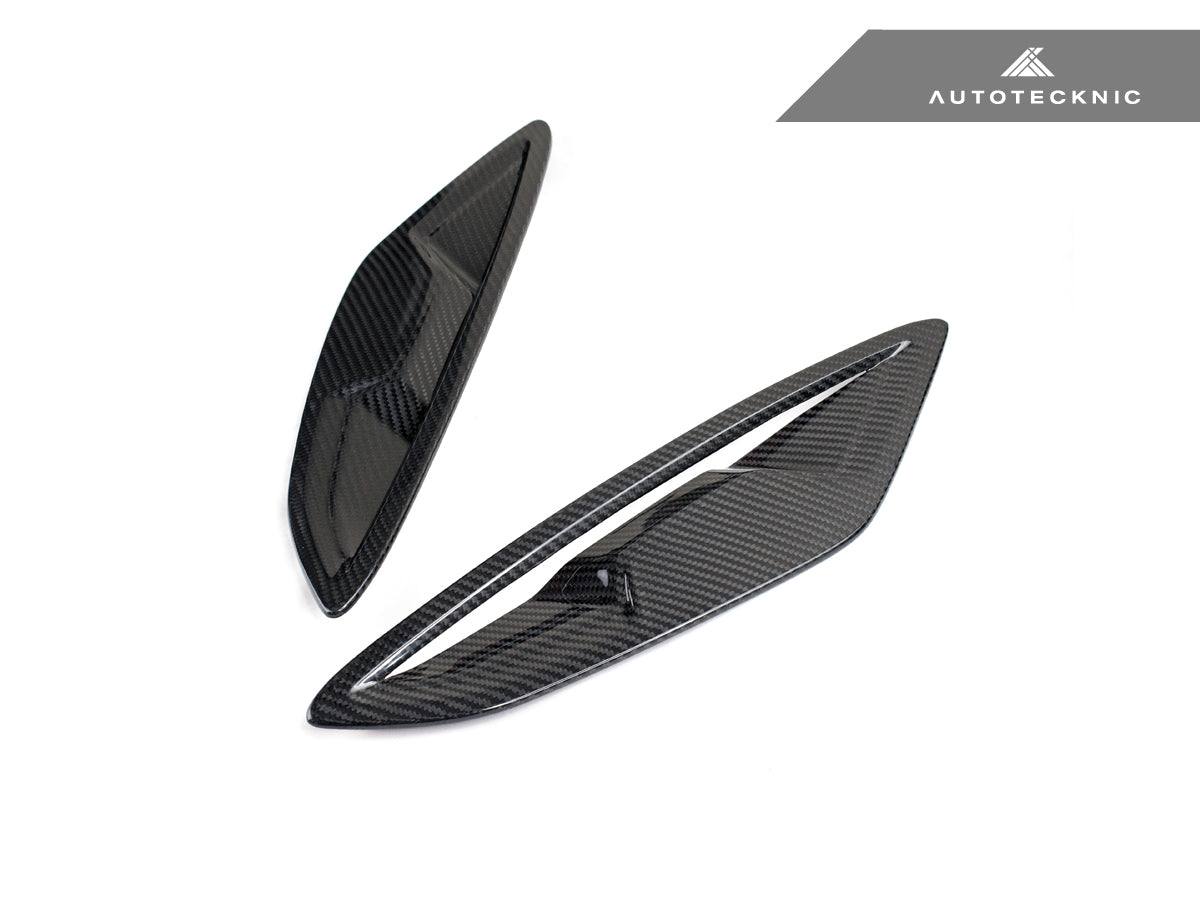 AutoTecknic Dry Carbon Fiber Fender Trim Set - G14/ G15/ G16 8-Series