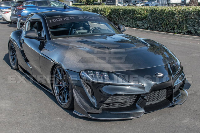 2020-Up Toyota Supra A91 CF Front Splitter Lip