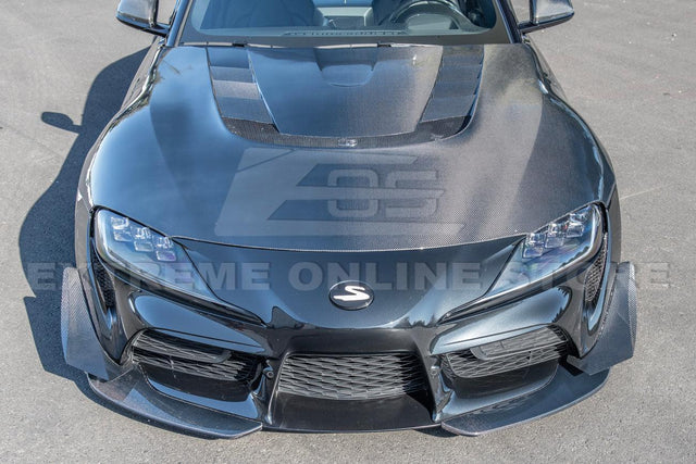 2020-Up Toyota Supra A91 CF Front Splitter Lip