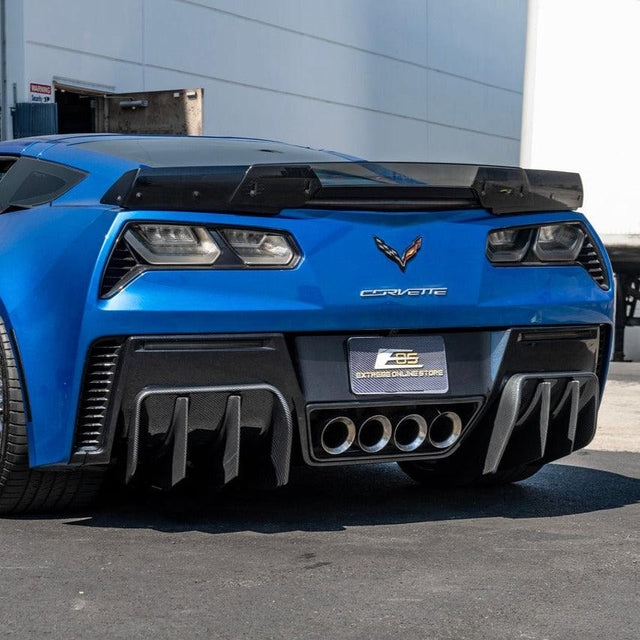 Chevrolet Corvette C7 Add On Rear Bumper Diffuser