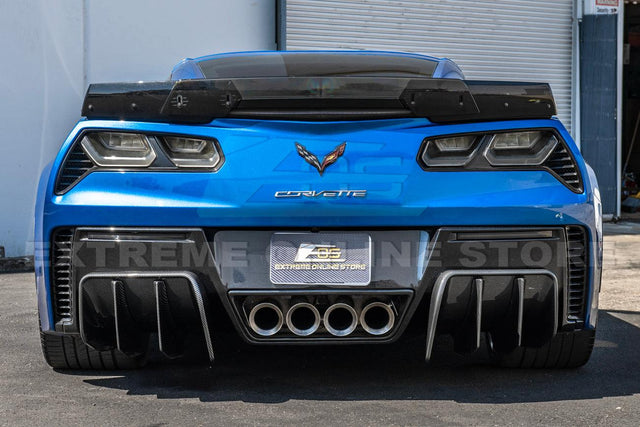 Chevrolet Corvette C7 Add On Rear Bumper Diffuser