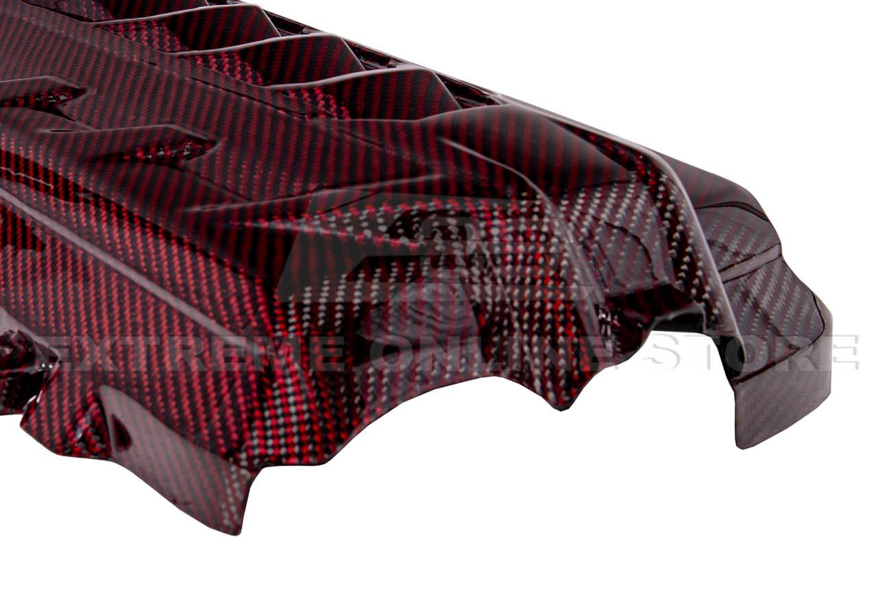 Corvette C8 Coupe Carbon Fiber Engine Cover With Bay Panel Insert